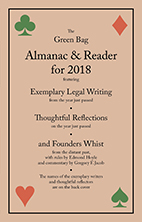 Green Bag Almanac and Reader cover 2018