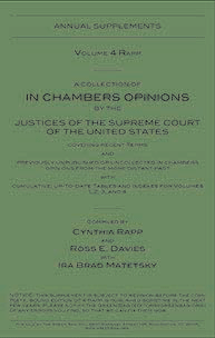 book cover - In Chambers Opinions